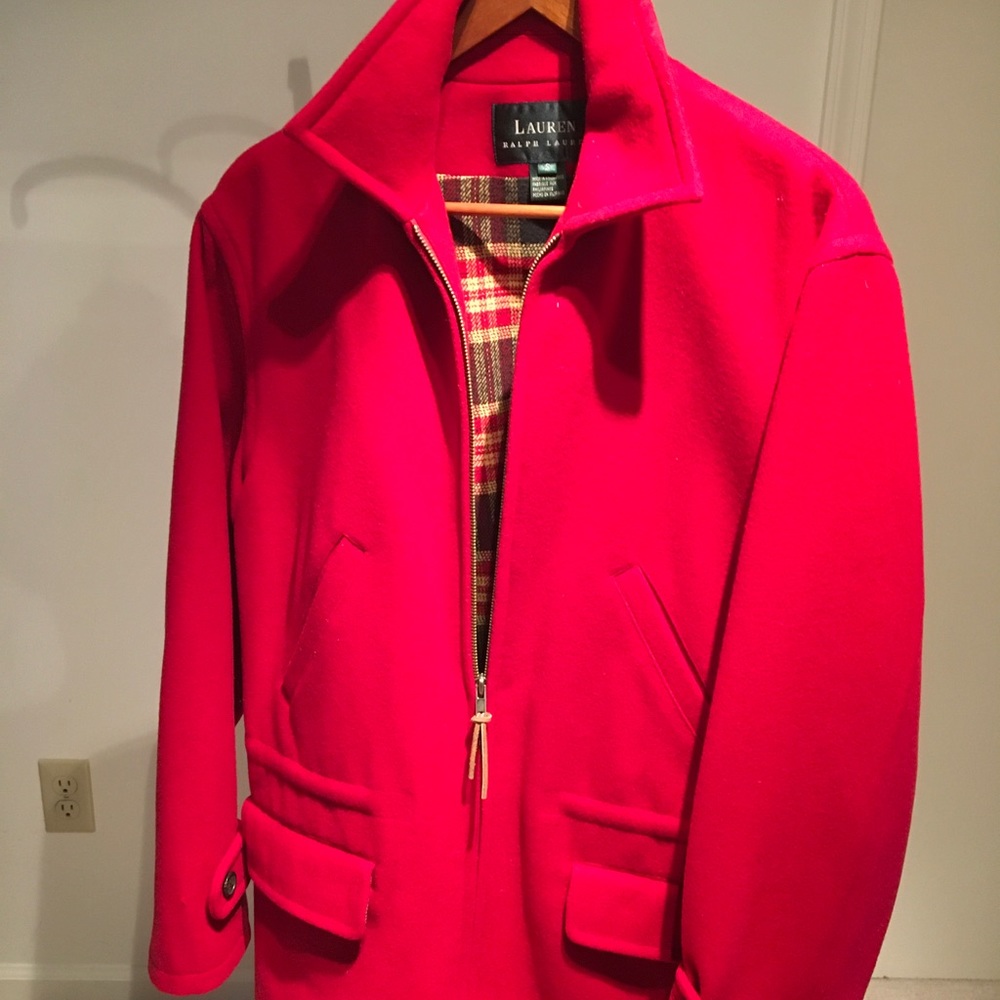 Ralph Lauren vintage 100% wool coat.